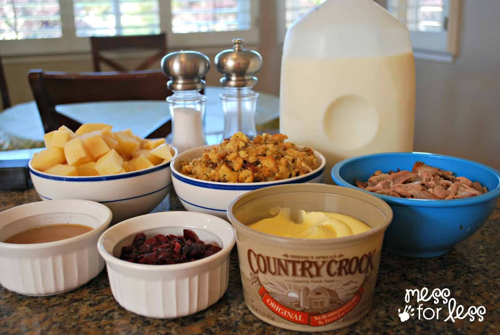 Thanksgiving Dinner Casserole - Mess for Less