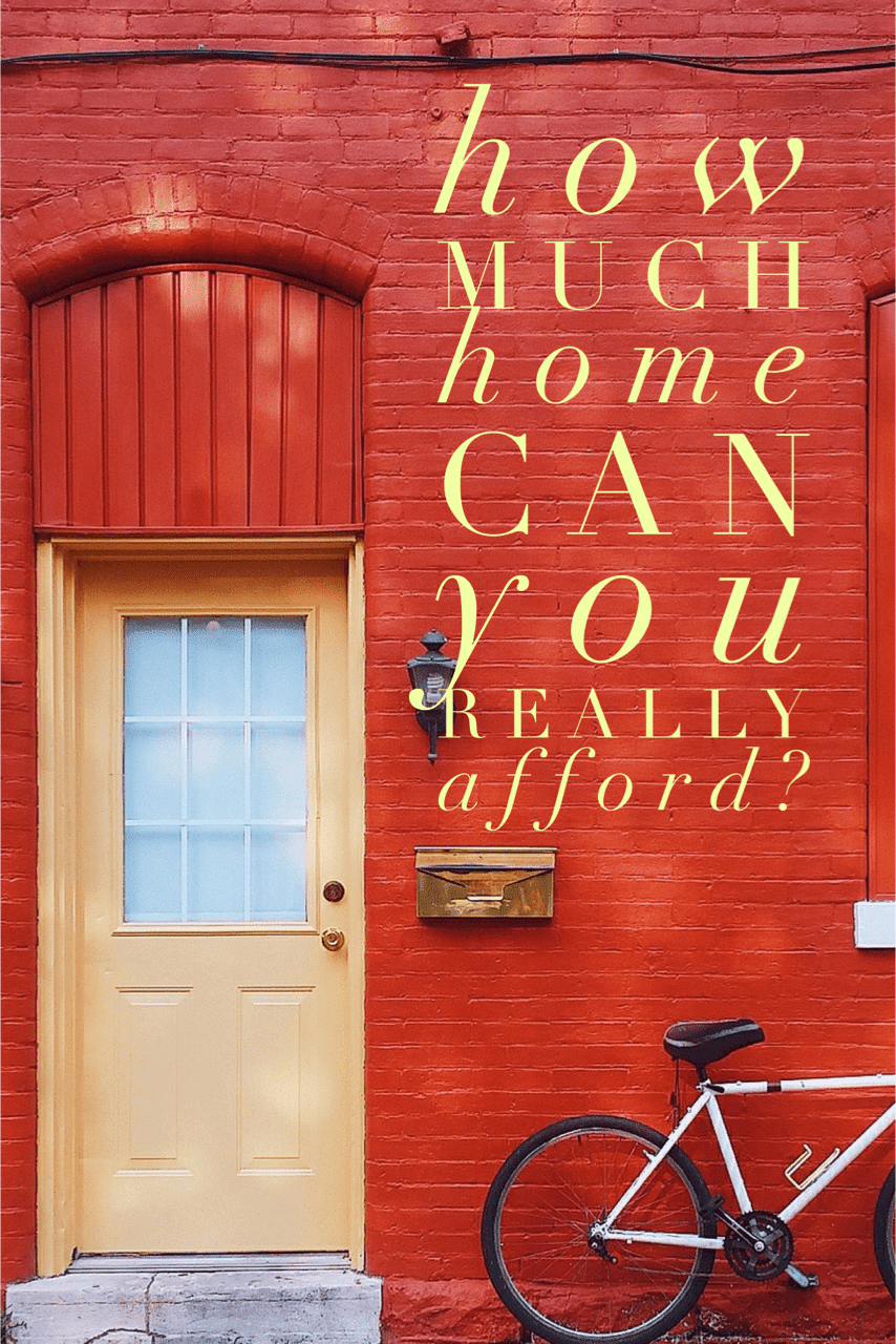 how much can i afford for a house