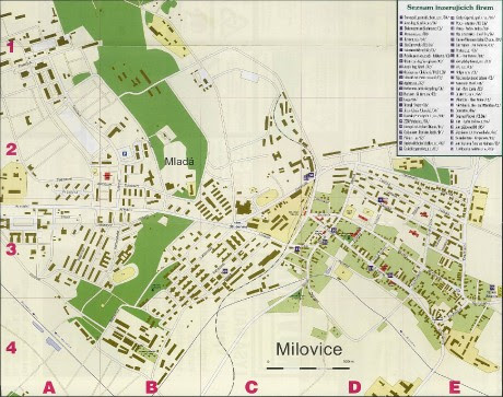 milovice mapa MILOVICE Amatérské stránky   Fotoalbum   Fotogalerie Milovic  milovice mapa