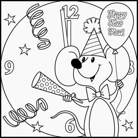  the holiday site happy new years coloring pages