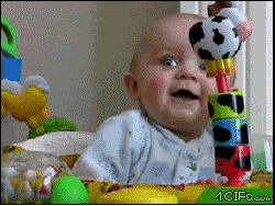 I Got You A Gif Happy Baby Memes Scared Smiling Bigtopapps