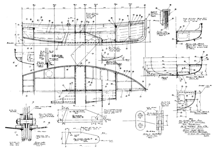 Wooden Boat Building Drawings Plans