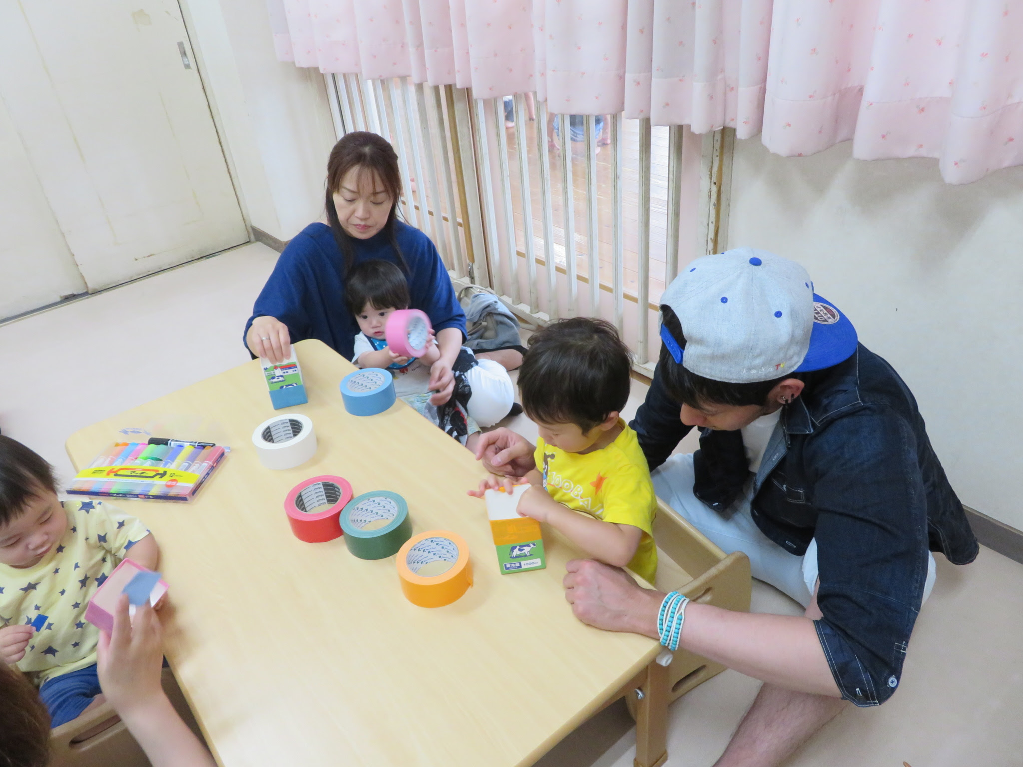 １歳児保育参観がありました