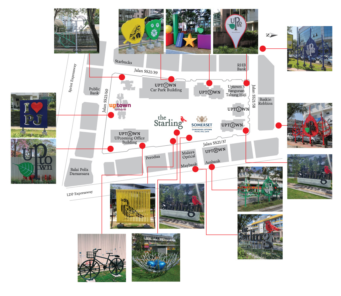 Damansara Uptown Street Art Installations