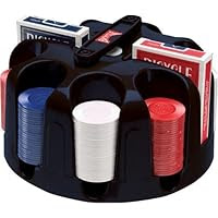 Bicycle Carousel Poker Set, 200 2-Gram Poker Chips and 2 Decks of Bicycle Cards