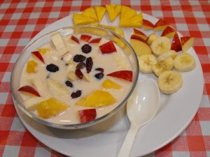 Live Food:High Fibre Fruit Museli