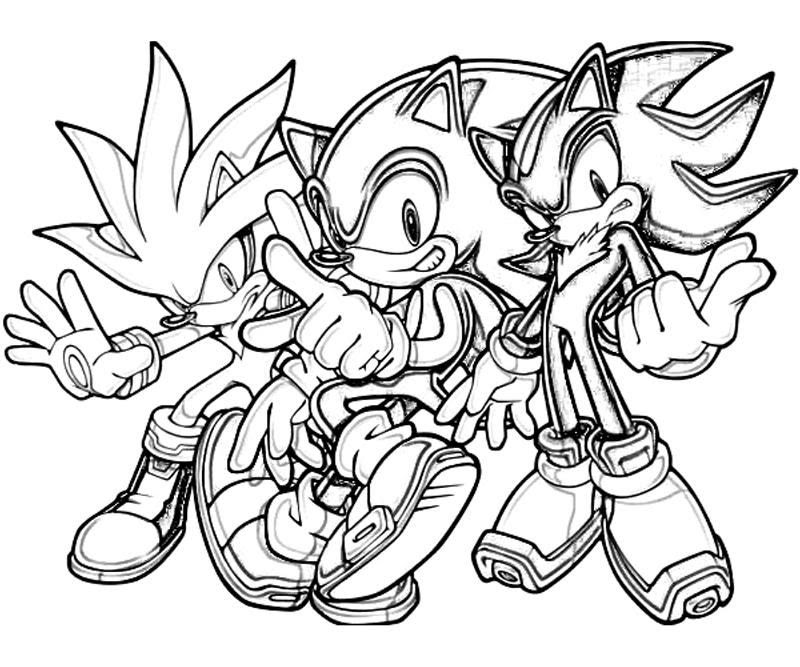 free sonic the werehog coloring pages to print download