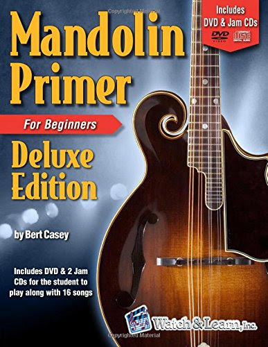 Mandolin Primer Deluxe Edition Book/DVD/2 Jam CDs, by Bert Casey