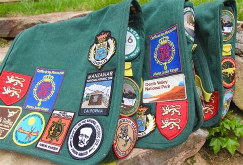 junior ranger backpacks patches pins whipstitch