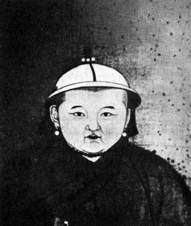 Портрет Ринчинбал-хана. Живопись на шелке. XIII в. Местонахождение неизвестно