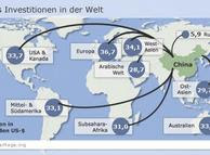 Infografik über Investitionen Chinas weltweit (Grafik: DW)
