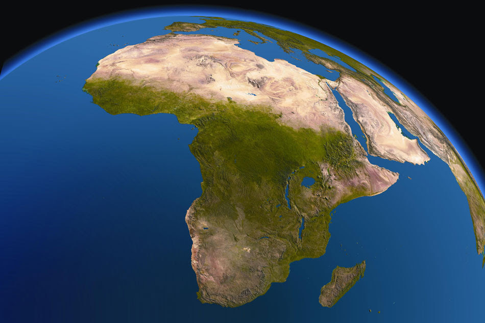 topography of africa. Topography of Africa