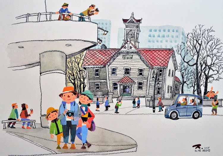 札幌 時計台 あったかイラストのブログ