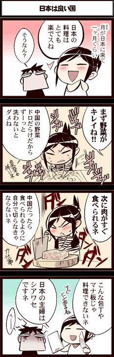 ４コマ漫画 ナミのラブリー日記