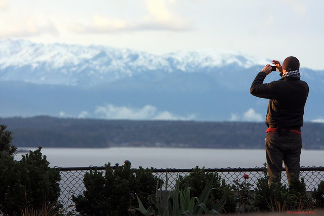 Checking Out the Snowy Peaks