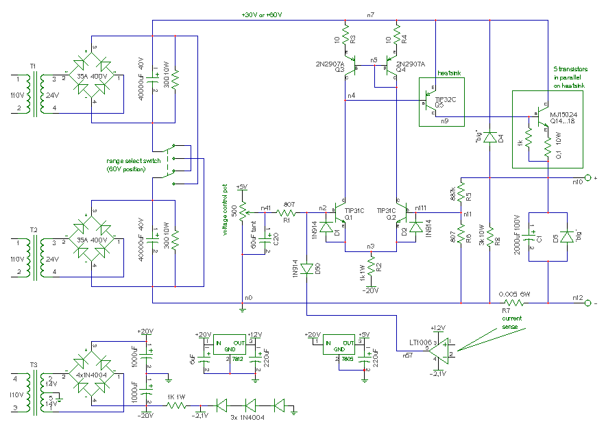 500 Watt Regulated Dc Power Supply