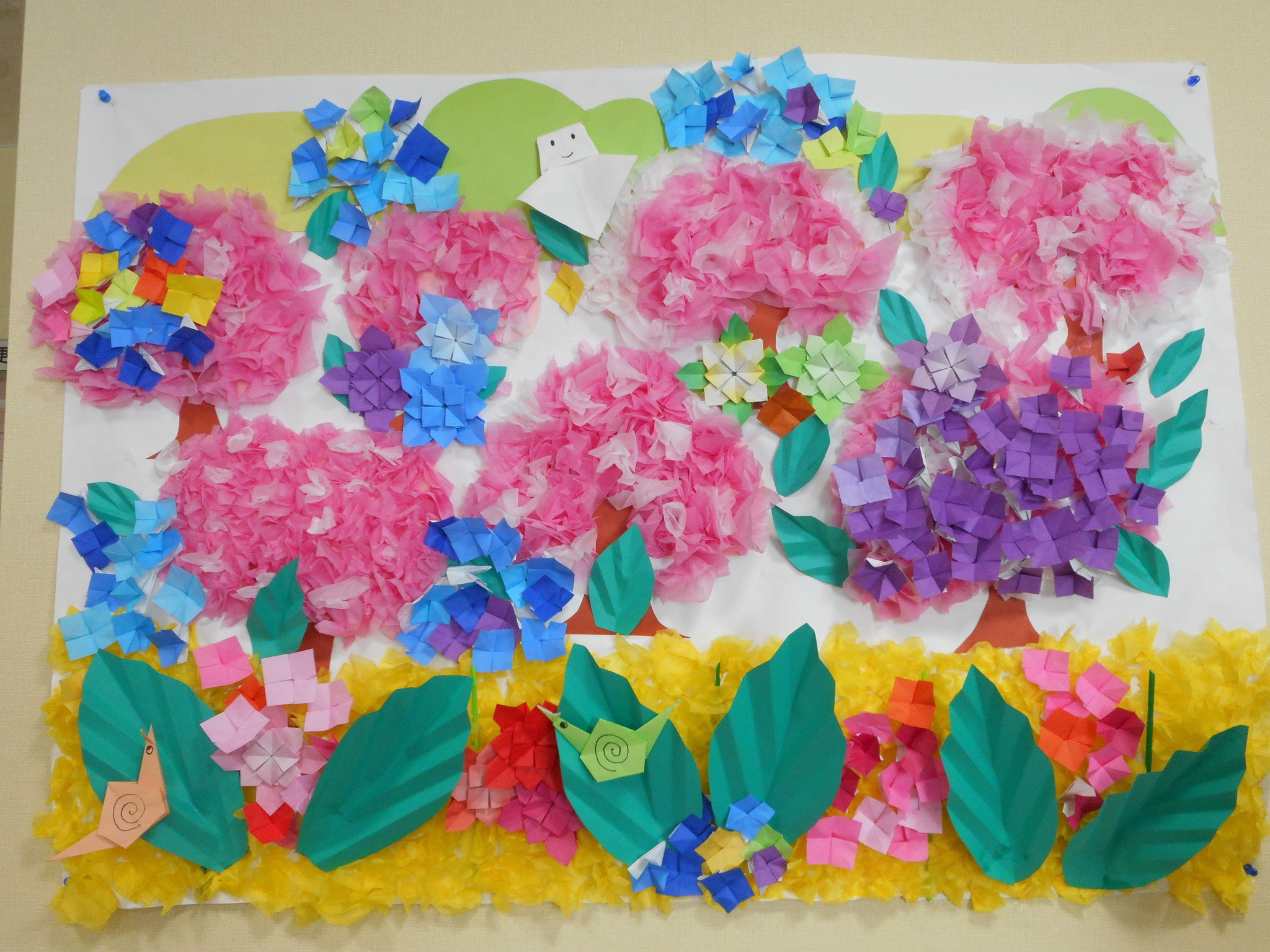 壁紙作成 アジサイ