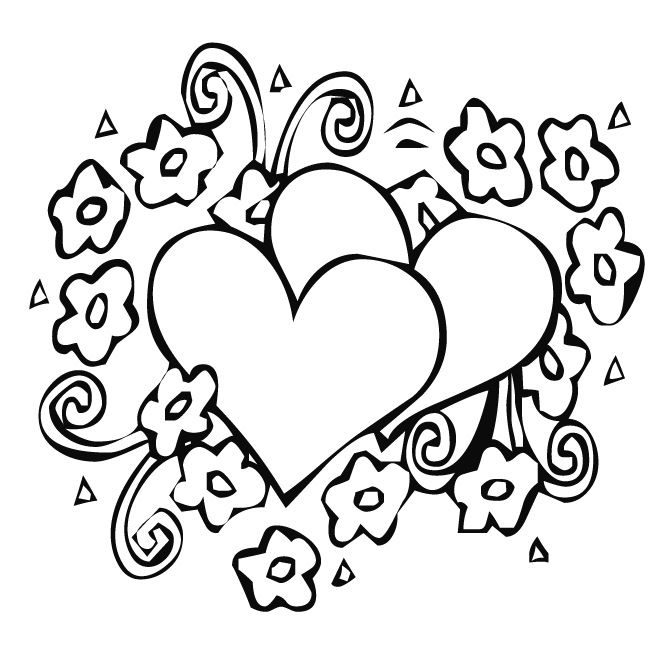 Download Broken Heart Coloring Pages - Cliparts.co