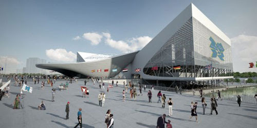 Aquatic Center in London, England 2