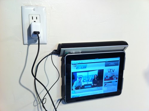 Edifier SoundbarUSB amplifies audio out on iPad while watching The Watercooler on #thepulse
