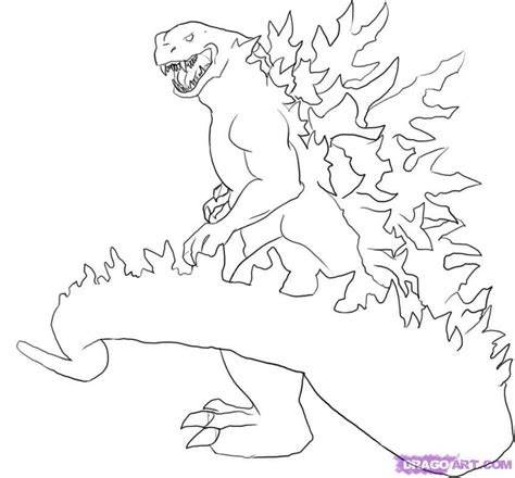  godzilla coloring pages 1jpg godzilla pinterest godzilla