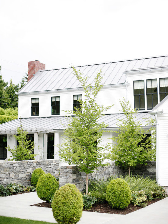16 Bright and Airy Modern Farmhouse Exterior Design Ideas Surrounded by Nature