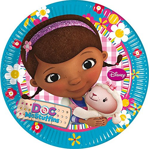 Assiettes Anniversaire Docteur La Peluche Pour Fille De 4 Ans