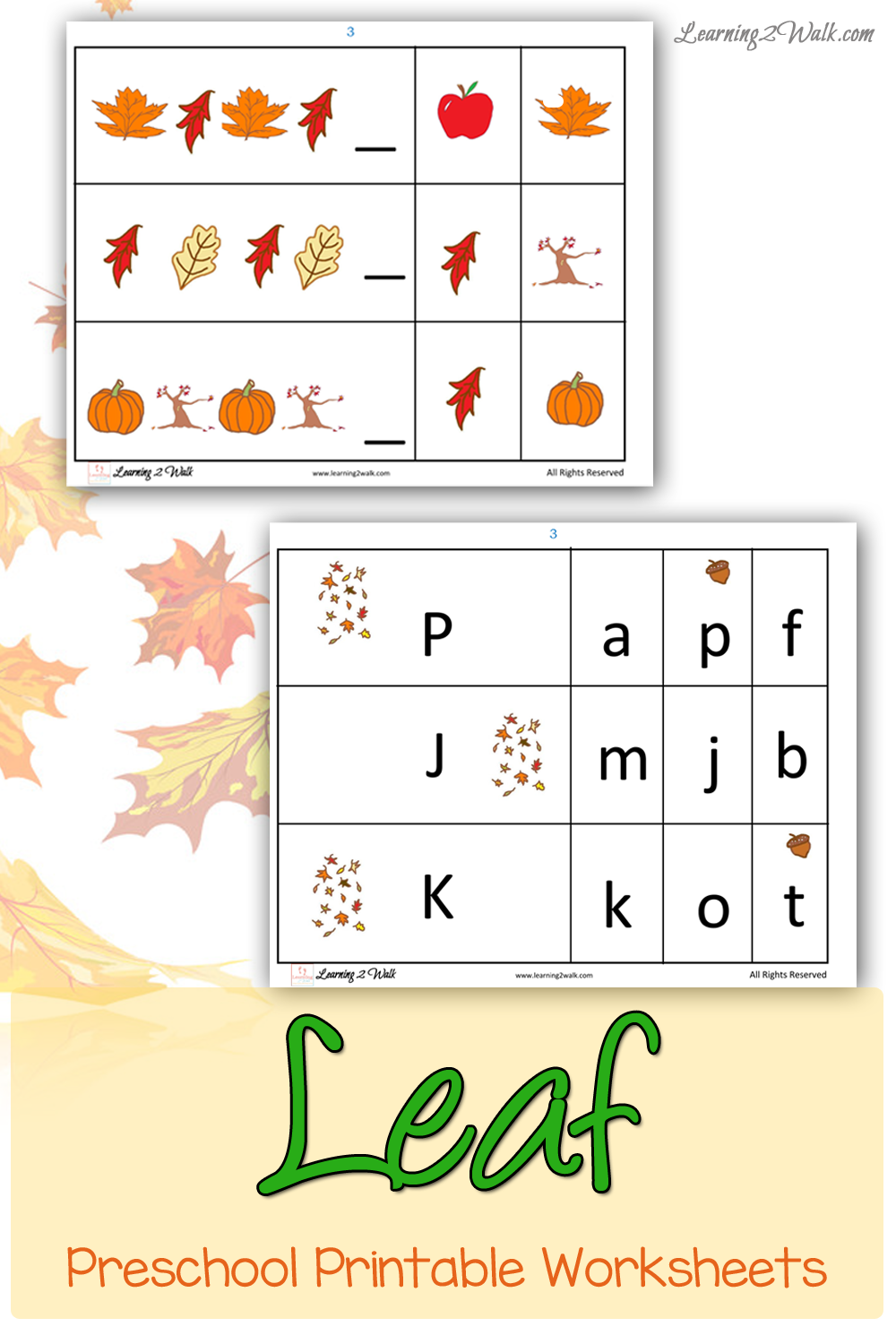 FREE Fall Preschool Printables | Free Homeschool Deals