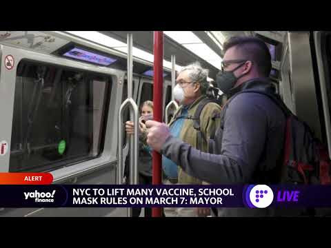 New York City mayor lifts COVID vaccine, school mask requirements