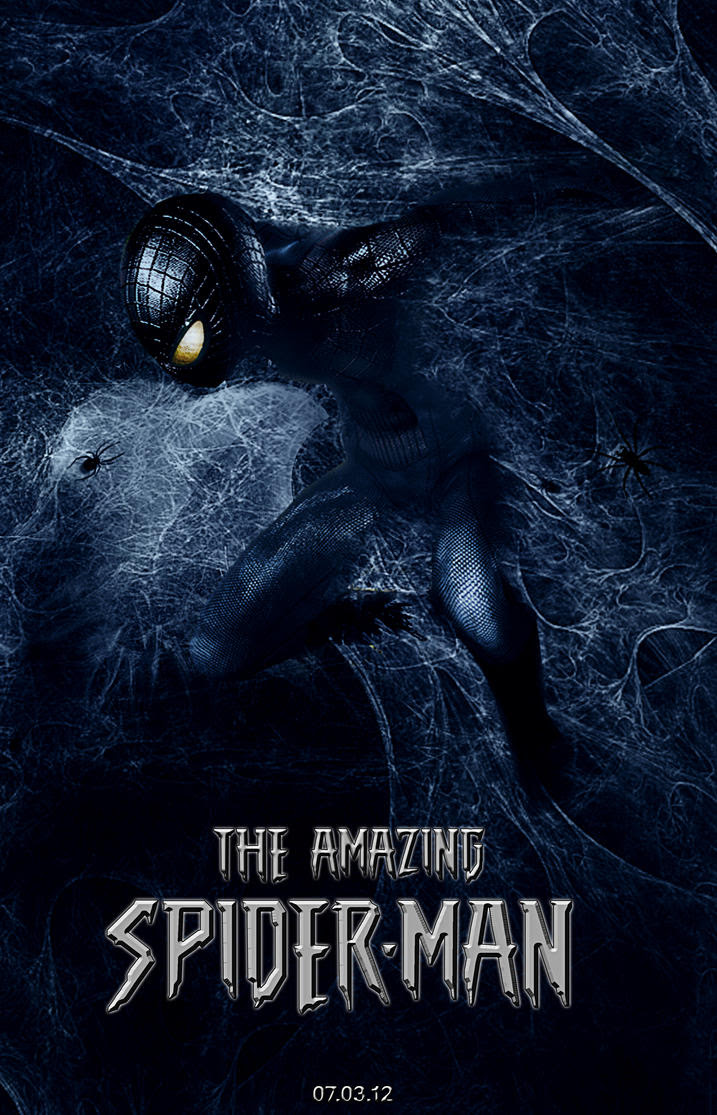 Blacksuit Spiderman in webs! by NarrDemetrius on DeviantArt