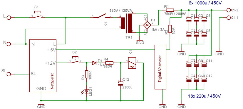 Gleichrichter 12v Schaltplan - Wiring Diagram