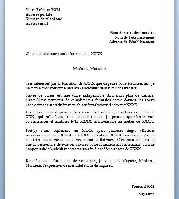 exemple lettre de motivation garantie jeune