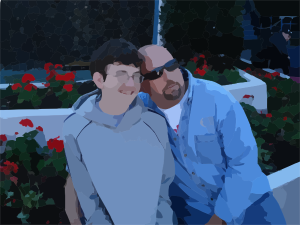 baby disney clipart. Dad N Jake At Disney