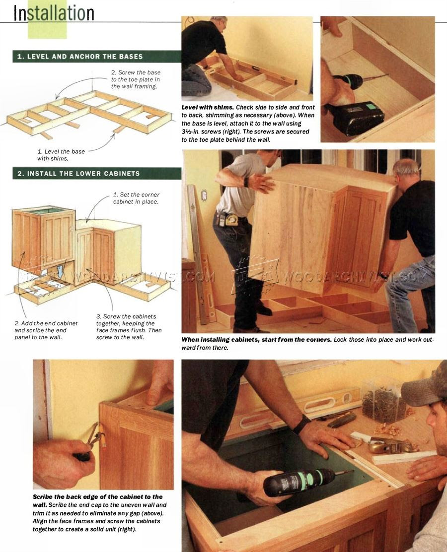 Kitchen Cabinets Plans WoodArchivist