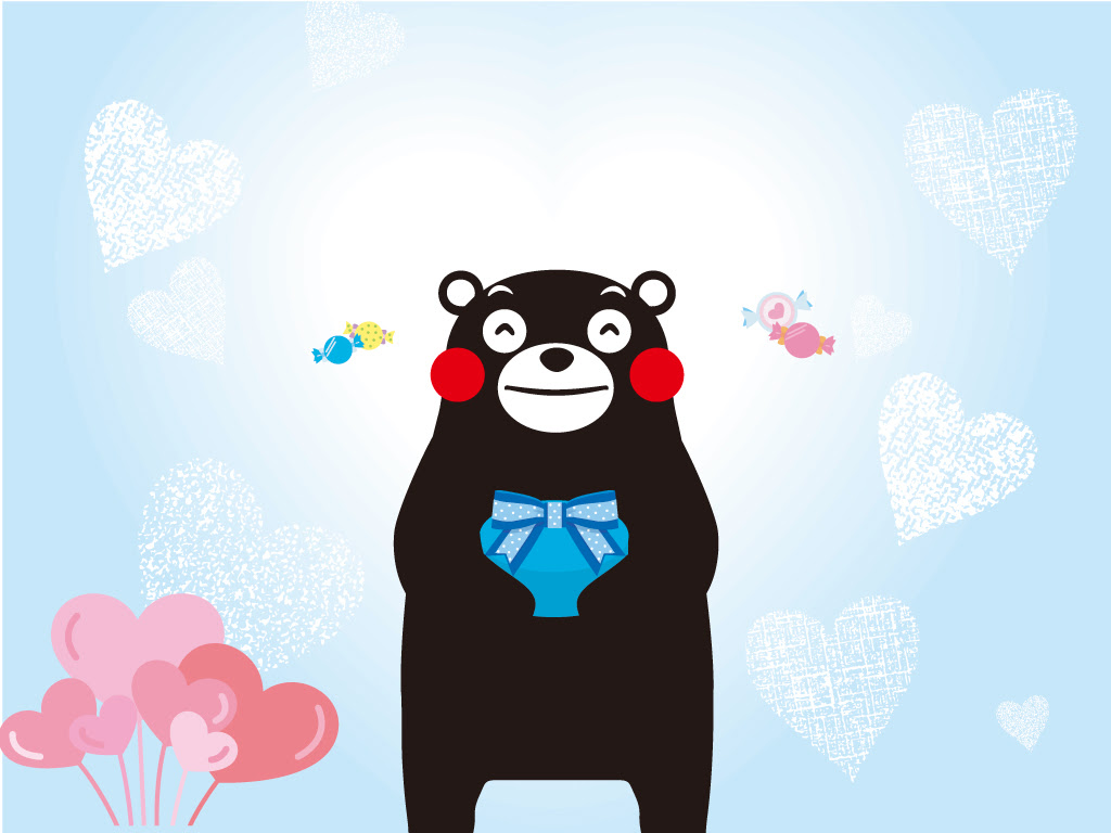 くまモン壁紙1024 768 標準モニタ Ipad用