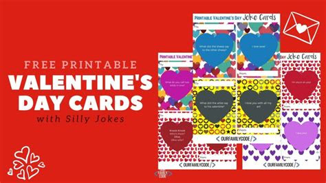  free printable valentines day joke cards our family code