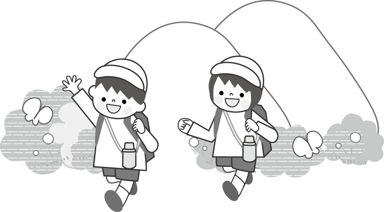 遠足のイラスト 学校 無料イラスト フリー素材2