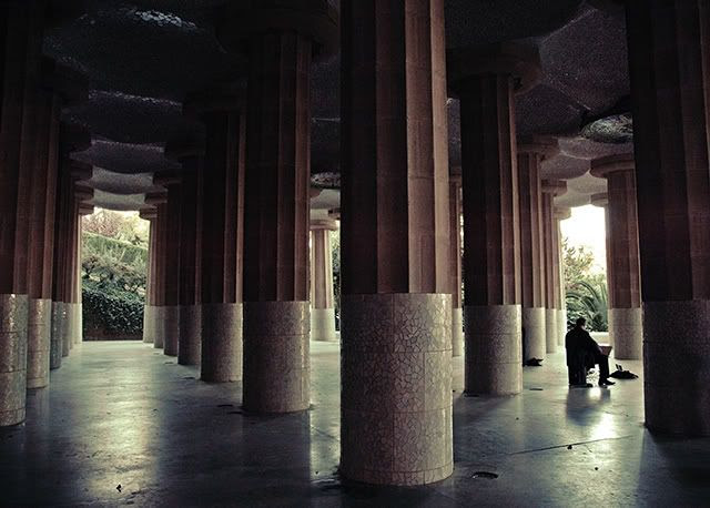 Park Guell Columns: Mathematical Architecture