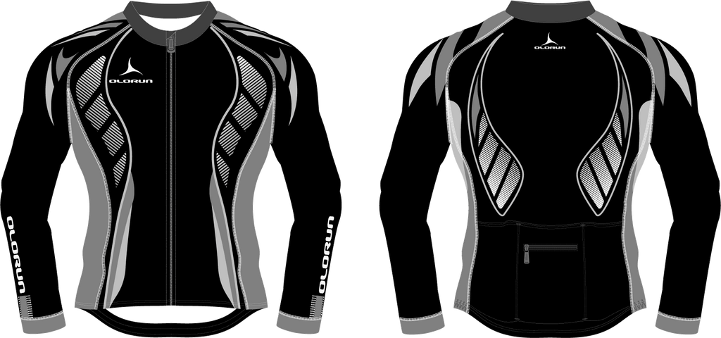 Olorun Vecta Full Zip Men S Long Sleeve Cycling Jersey Olorun Sports