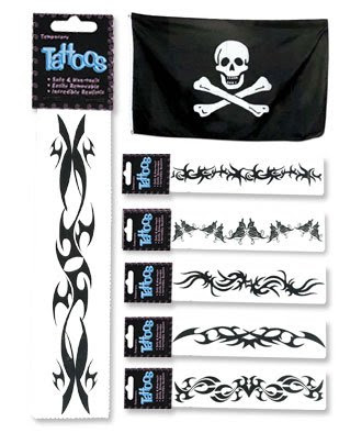 Included in this posting: 1 Temporary arm band tattoo as featured (on the left); adult's or child's Size; adult's or child's's Rock Star 