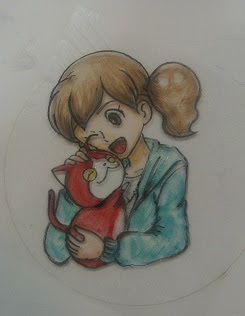 おなか一杯 アカマル エミちゃんキャラ弁 映画 妖怪ウォッチ エンマ大王と5つの物語だニャン こうたのお弁当アルバム