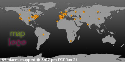 Profile Visitor Map - Click to view visits