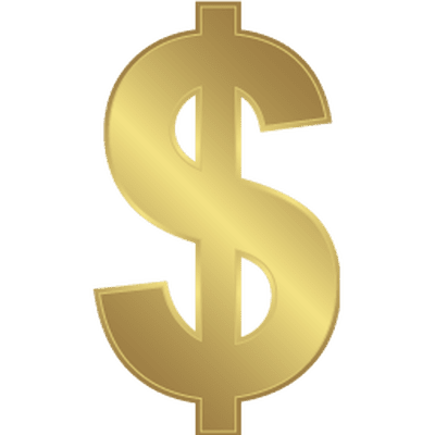 Dollar Gold transparent PNG - StickPNG