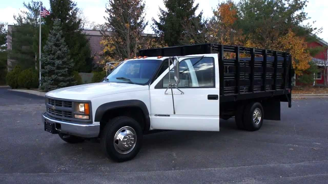 2000 Chevy 3500 4x4 Rack Body Truck For Sale~BRAND NEW 6 ...