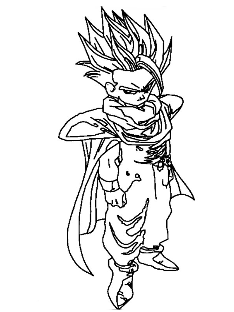 10 Disegni da colorare di Dragon Ball