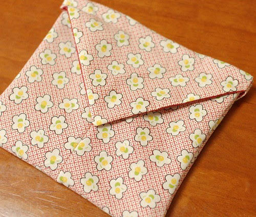 How to make an Origami drawstring bag 15