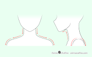 11+ Anime Neck Drawing
