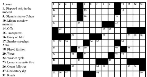  5 printable crossword puzzles for christmas