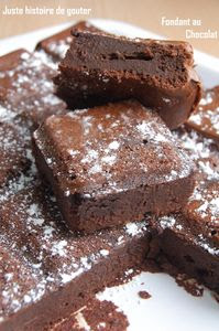 Fondant Au Chocolat Mousseux Sans Beurre Et Sans Farine Juste Histoire De Gouter
