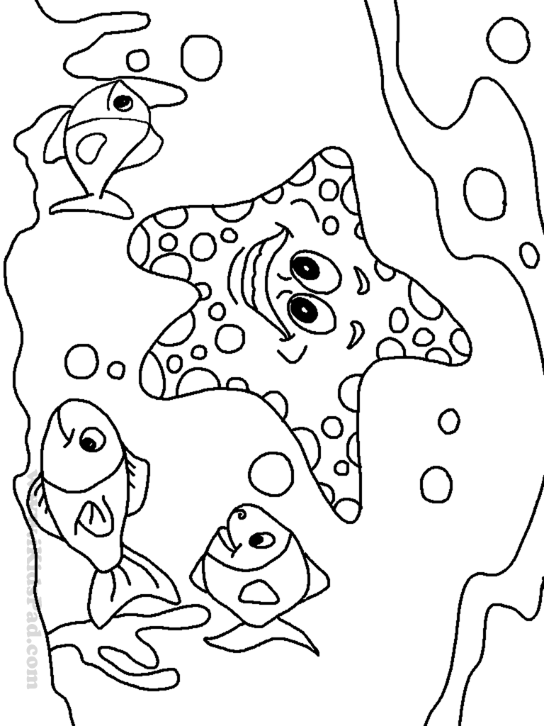 Download Cute Sea Animal Coloring Pages at GetColorings.com | Free ...